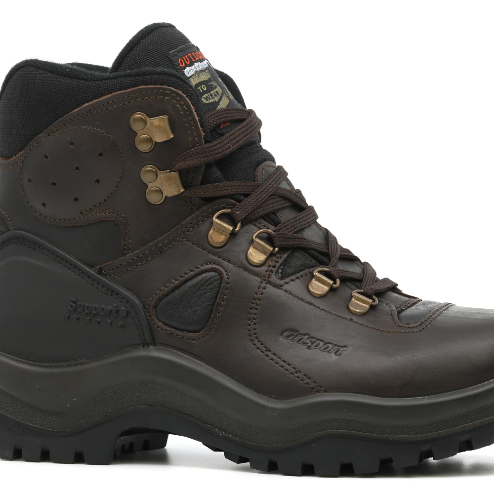 detail GRISPORT Sherpa braune Herren-Leder-Outdoorschuhe mit Gritex® Membran