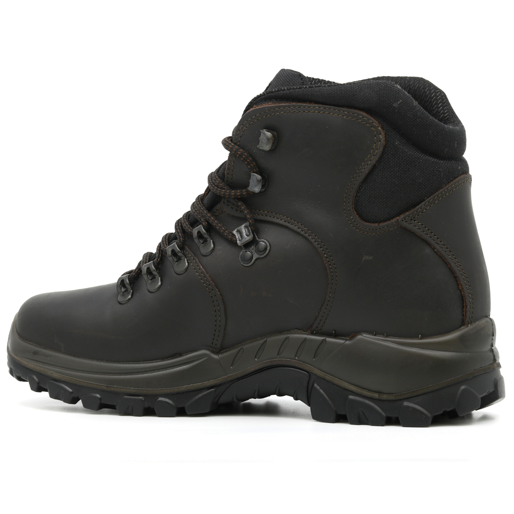 detail GRISPORT Classic braune Herren-Outdoor-Lederschuhe mit Vibram-Sohle und Spo-Tex®
