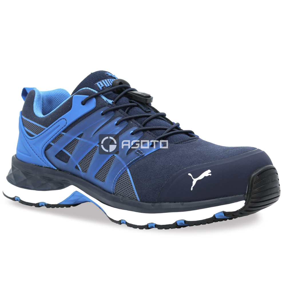 detail PUMA Velocity 2.0 blue low S1P ESD Sicherheitsschuhe