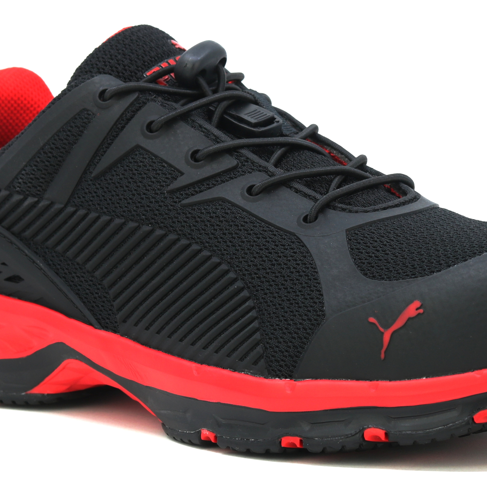 detail PUMA Fuse Motion 2.0 red low S1P ESD HRO Sicherheitsschuhe