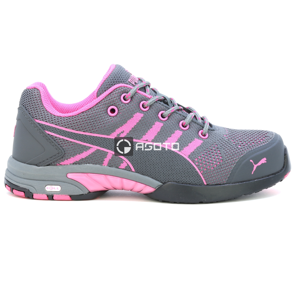 detail PUMA Celerity Knit Pink Low S1 HRO SRC Sicherheitsschuhe
