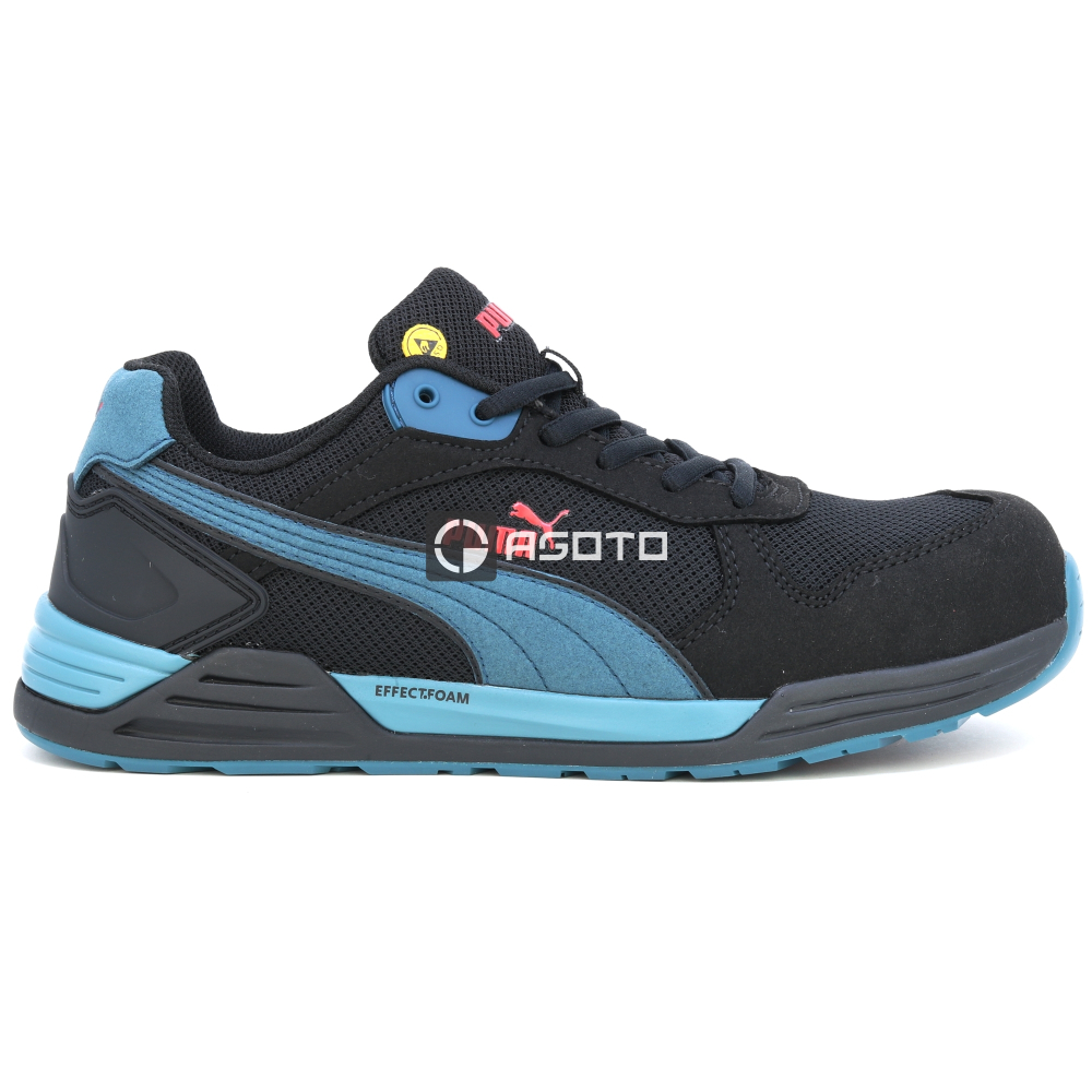 detail Sicherheitsschuhe PUMA Frontside blk S1P ESD