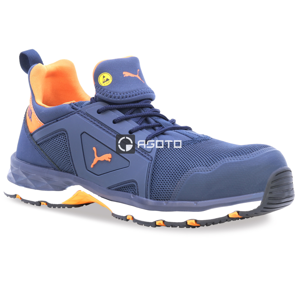 detail Sicherheitsschuhe PUMA Chase S1P blue/orange low SALE