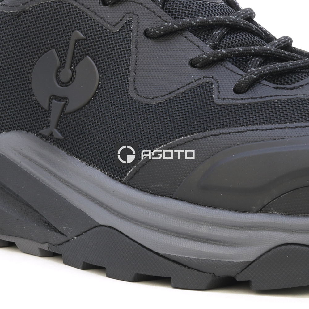 detail Engelbert Strauss Harlem S6 Low schwarze Herren Arbeitsschuhe für maximalen Komf