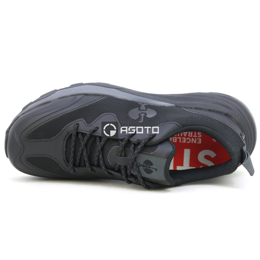 detail Engelbert Strauss Harlem S6 Low schwarze Herren Arbeitsschuhe für maximalen Komf