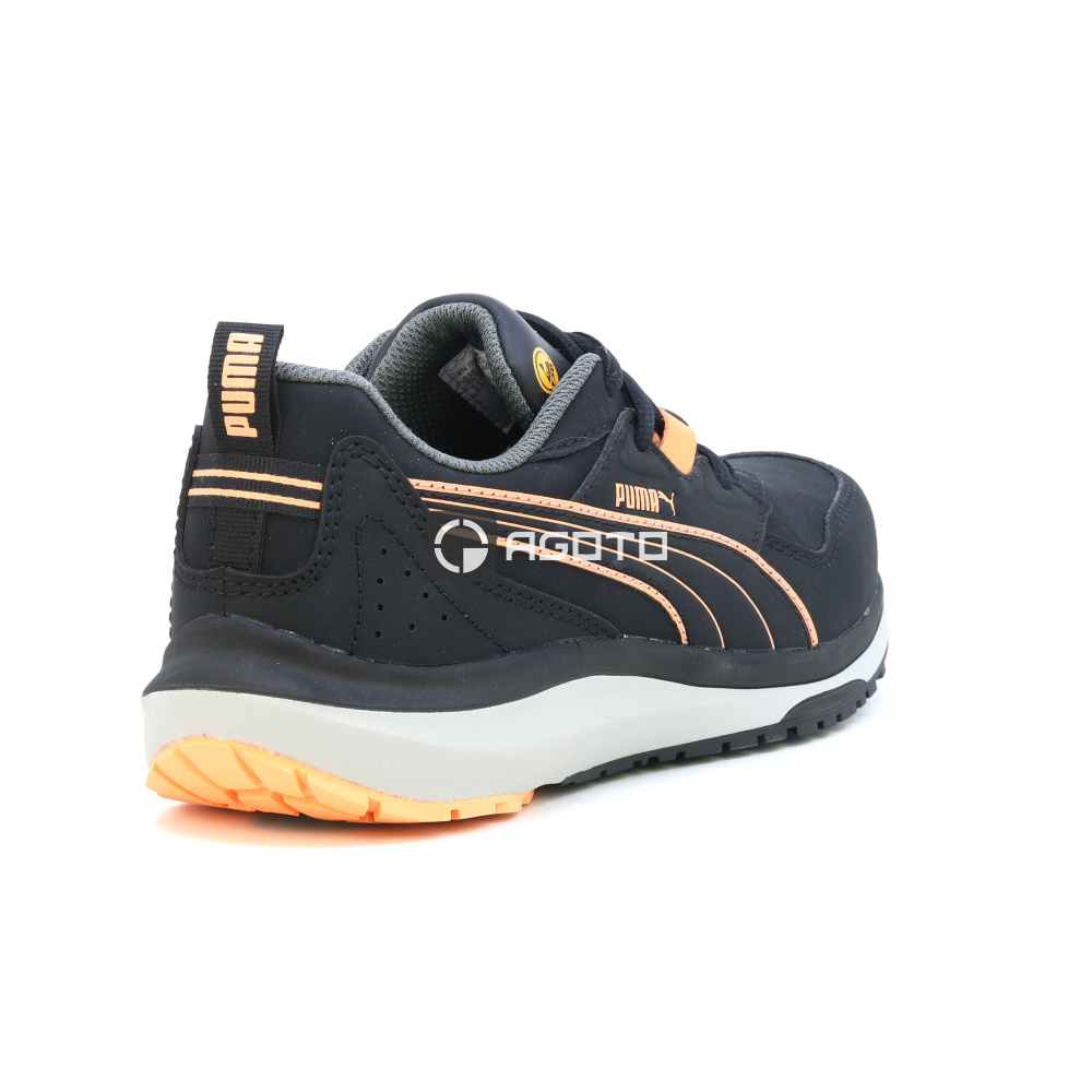 detail Puma Safety Stepper Low S3 ESD Damen Arbeitsschuh schwarz leicht bequem