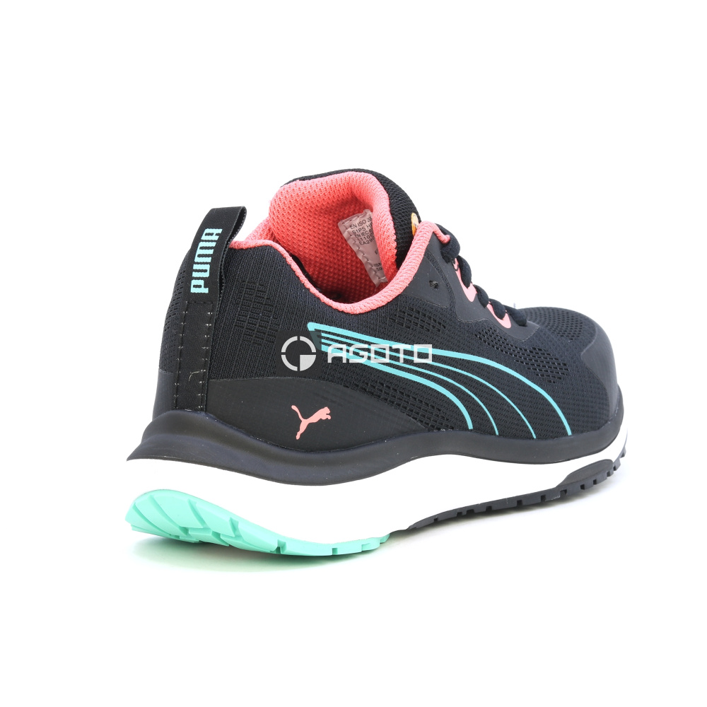 detail PUMA Celerity S1P ESD Arbeitsschuh Halbschuh schwarz leicht, bequem und atmungsa