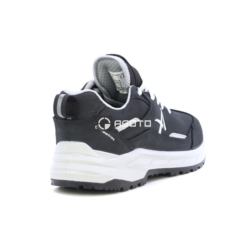 detail ALBATROS Vector S3 Low schwarze Herren Leder-Arbeitsschuhe