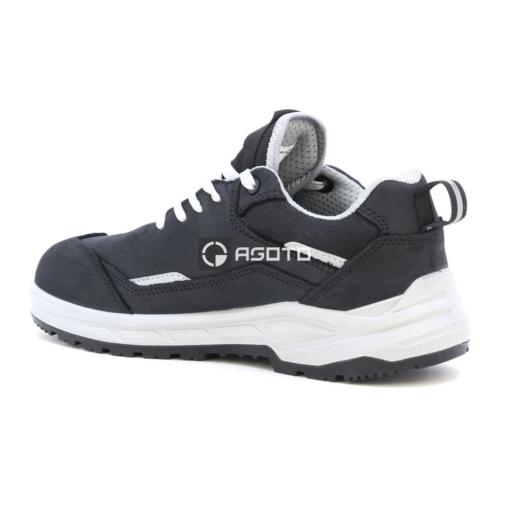 detail ALBATROS Vector S3 Low schwarze Herren Leder-Arbeitsschuhe