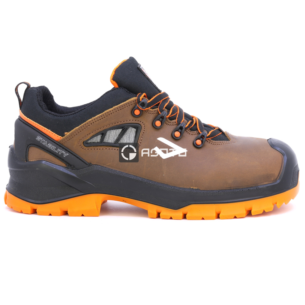 detail BICAP Seal Low S3 braune Herren Arbeitsschuhe + Pro Air Belüftungssystem