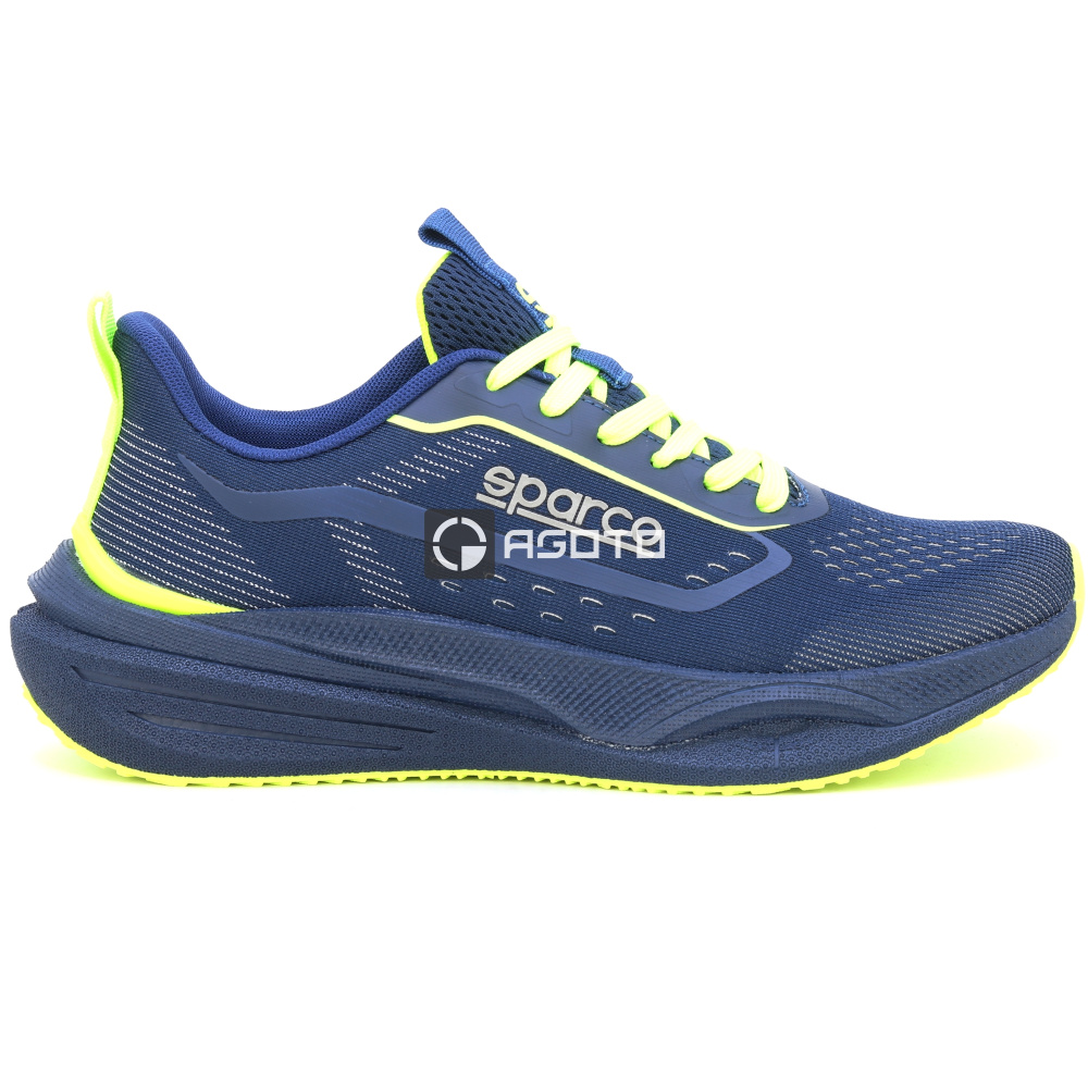 detail SPARCO Gus O1 blaue Herren leichte Arbeitsschuhe mit weichem Auftritt