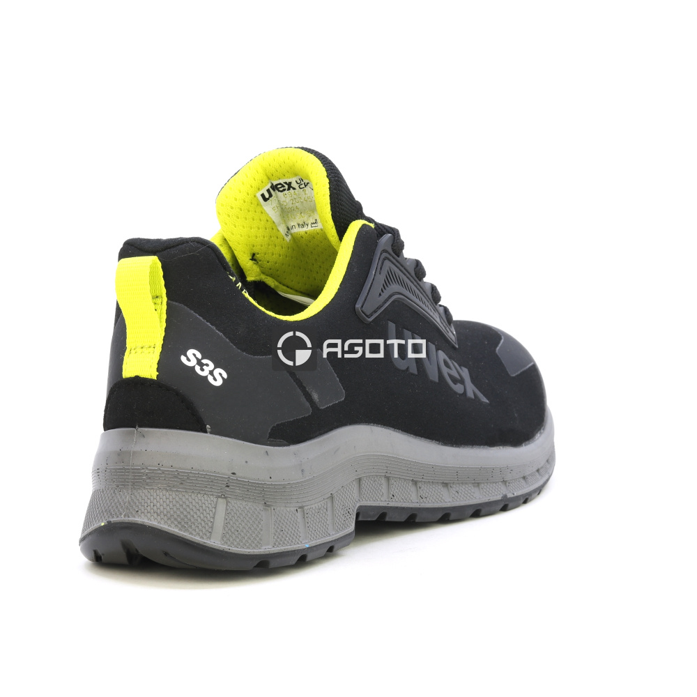 detail UVEX Trend 2 low S3S schwarze Herren Leder leichte und bequeme Arbeitsschuhe, We