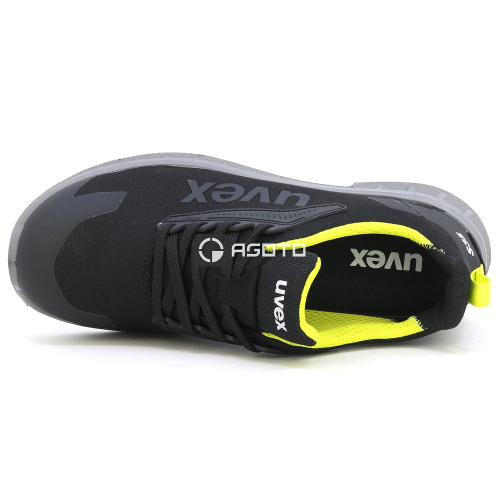 detail UVEX Trend 2 low S3S schwarze Herren Leder leichte und bequeme Arbeitsschuhe, We