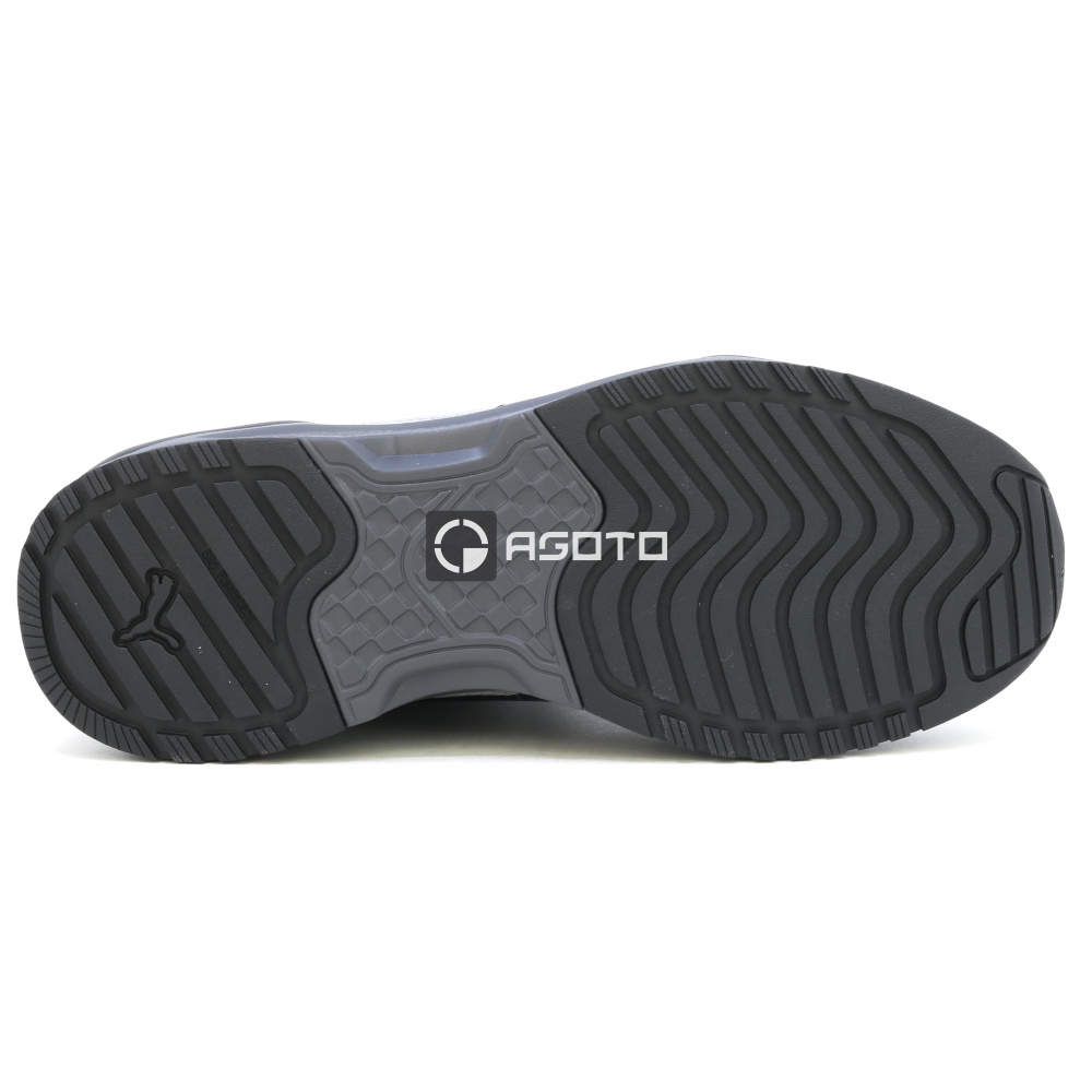 detail PUMA Shift S1P Low graue Herren-Arbeitsschuhe, leicht mit weichem Auftritt