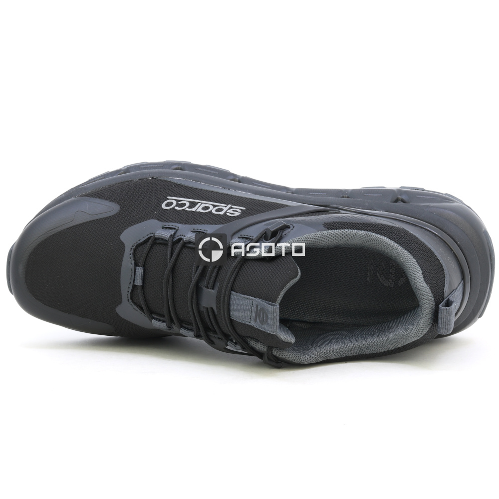 detail SPARCO Sisteron O2 schwarze Herren Arbeitsschuhe, leicht und weich beim Gehen