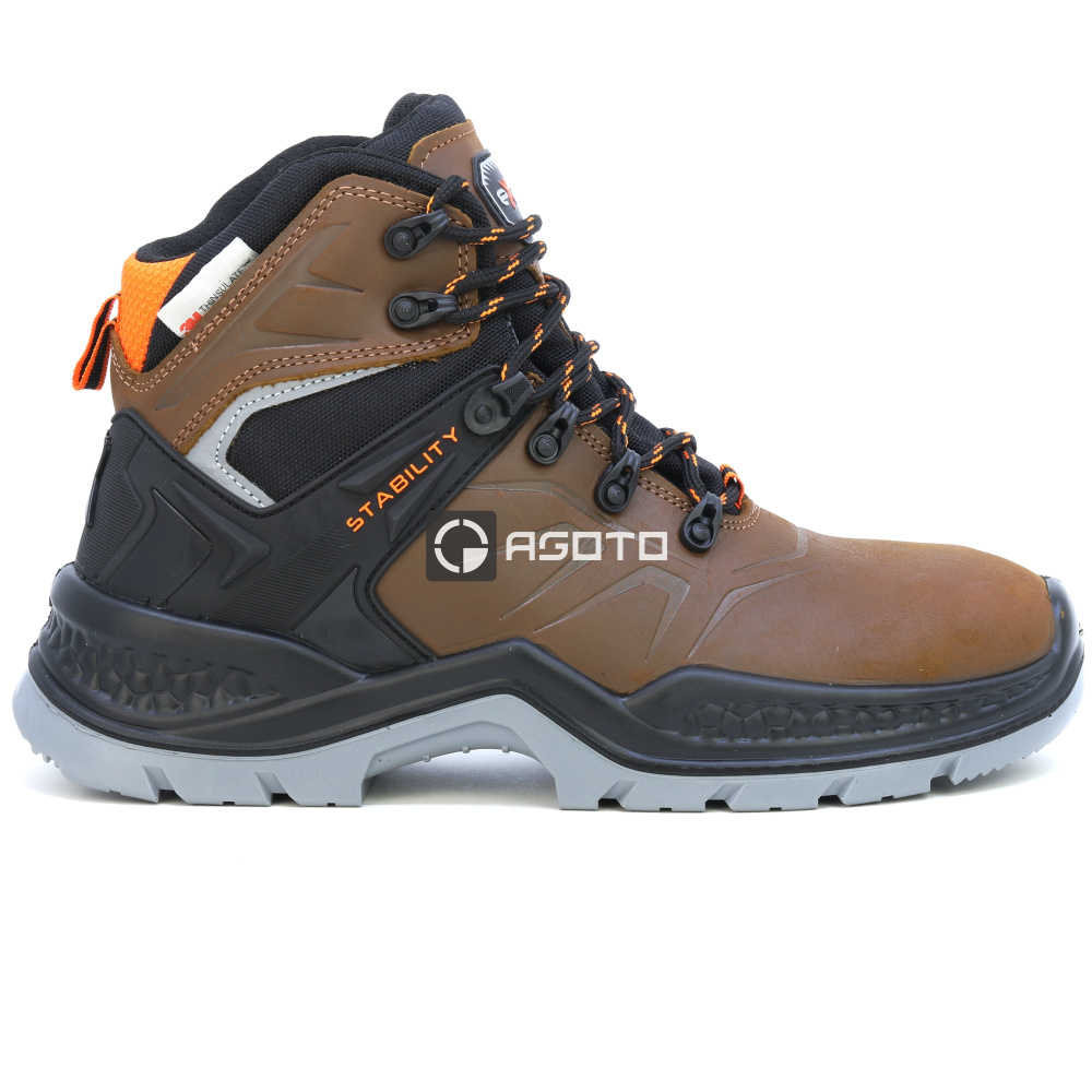 detail Herren-Winter-Sicherheitsschuhe EXENA Everest Brown S3 3M Thinsulate