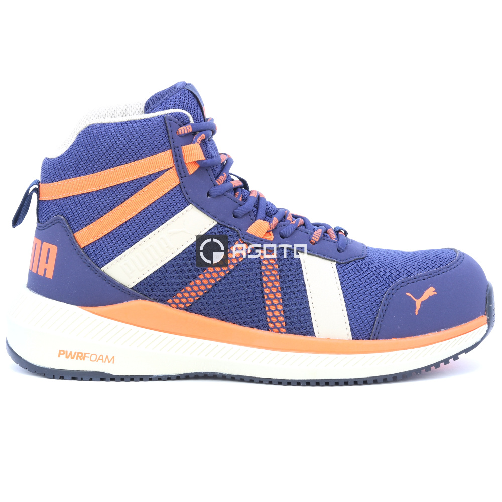 detail Sicherheitsschuhe PUMA Rival Mid S1P ESD blue/orange