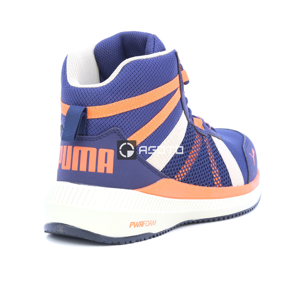 detail Sicherheitsschuhe PUMA Rival Mid S1P ESD blue/orange