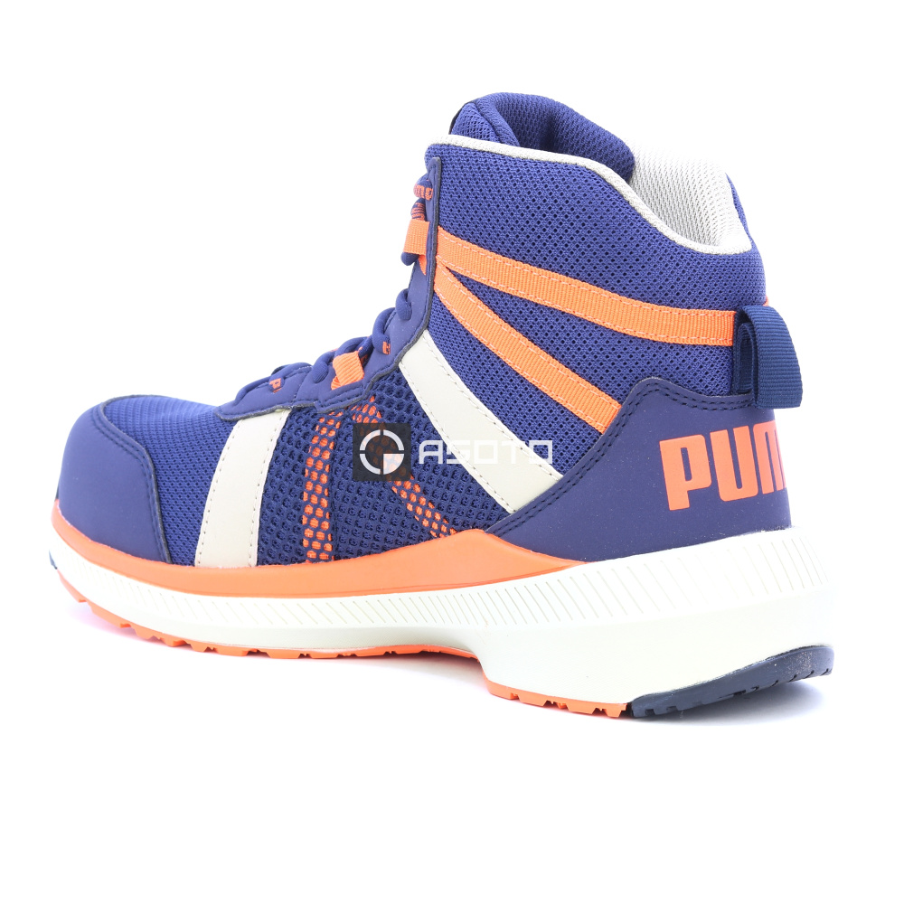 detail Sicherheitsschuhe PUMA Rival Mid S1P ESD blue/orange