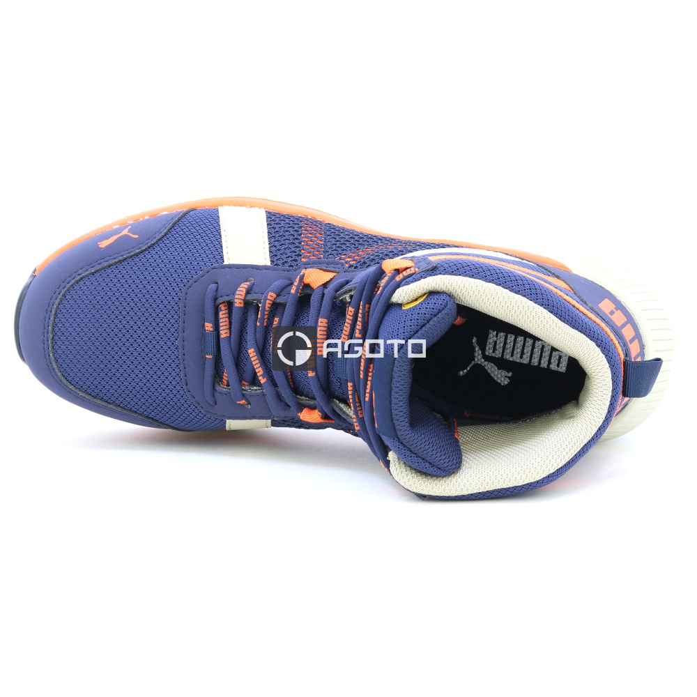 detail Sicherheitsschuhe PUMA Rival Mid S1P ESD blue/orange