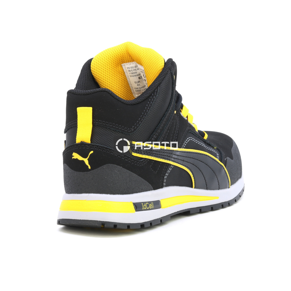 detail Sicherheitsschuhe PUMA Crosstwist Black Mid SB