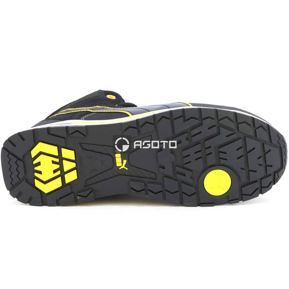 detail Sicherheitsschuhe PUMA Crosstwist Black Mid SB