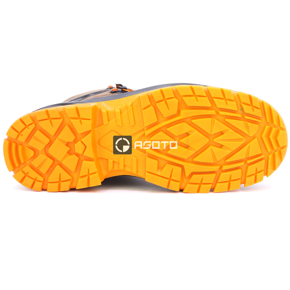 detail BICAP Seal Mid S3 braune Herren Arbeitsschuhe + Belüftungssystem und Stabilisier