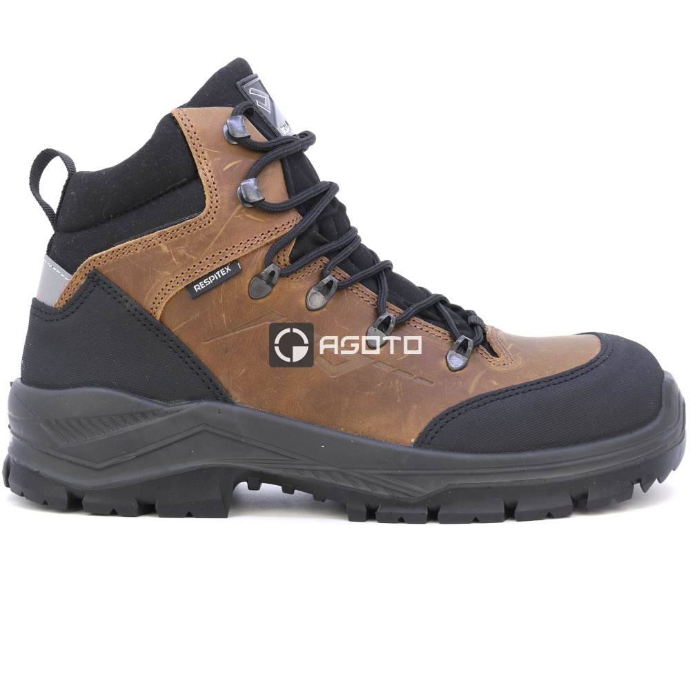 detail BICAP Argine Mid S7S braune Herren Leder-Arbeitsschuhe mit Respitex®-Membran