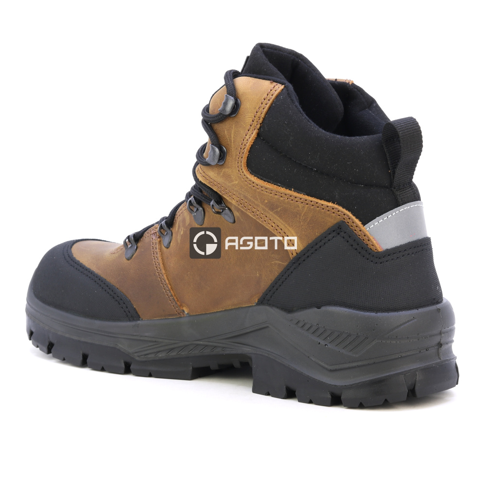 detail BICAP Argine Mid S7S braune Herren Leder-Arbeitsschuhe mit Respitex®-Membran