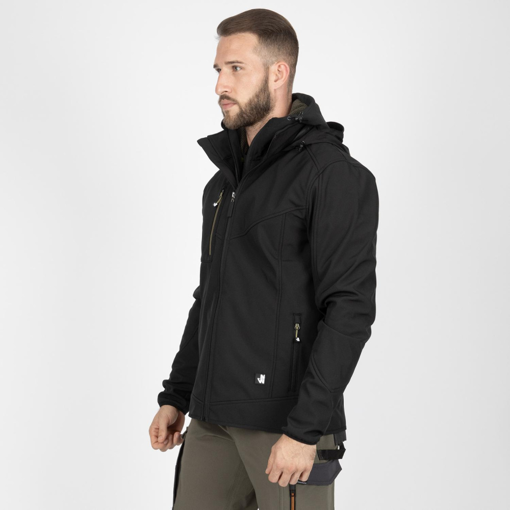 detail Jacke NORTH WAYS Pecco black 5000 mm