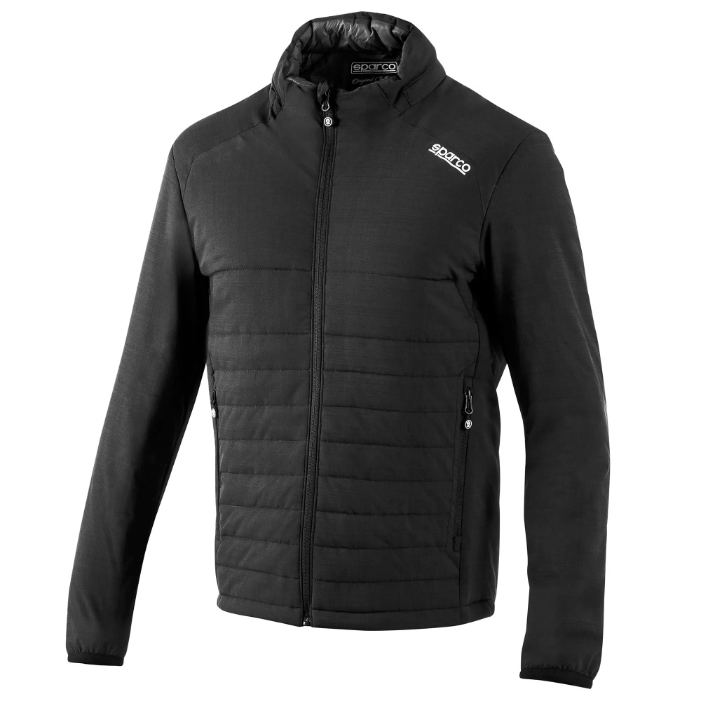 detail SPARCO Frame schwarze Herren-Steppjacke