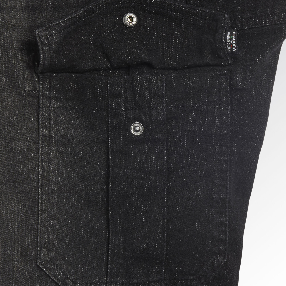detail Hose DIADORA Stone Cargo Jeans Stretch