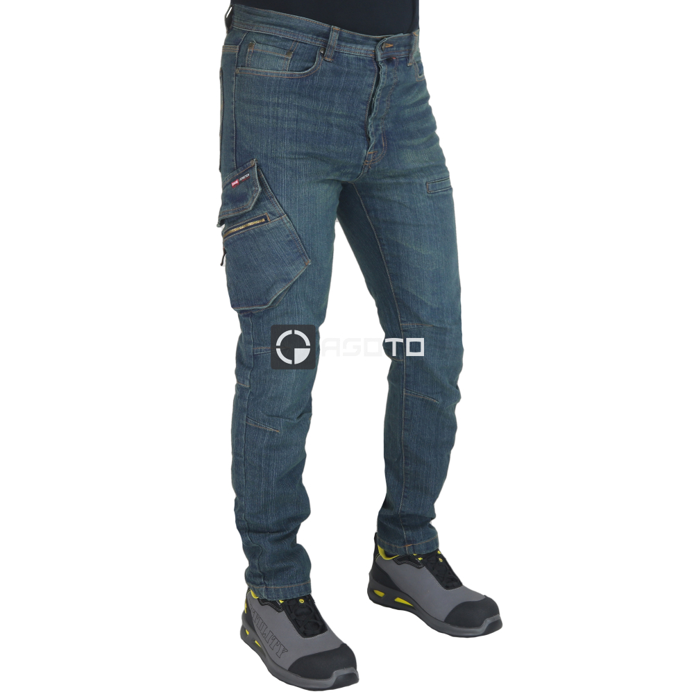 detail Hose Industrial Starter Jeans Stretch