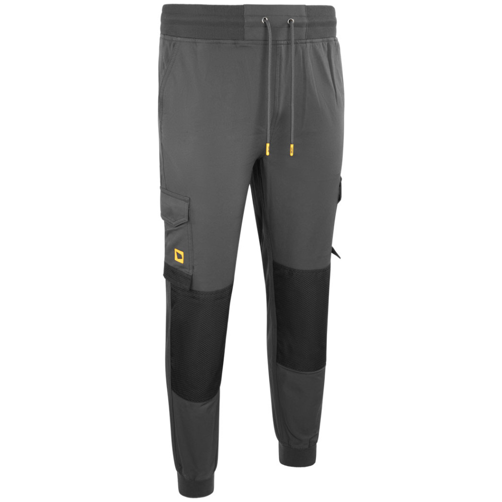 detail JCB Jogger 4 Way Stretch graue Herren Arbeitshose mit 4 Wege Stretch