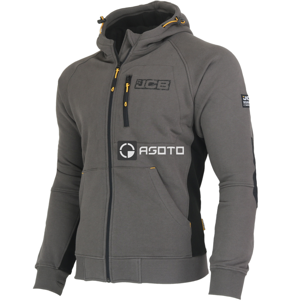 detail Herren-Sweatshirt JCB Trade Zip Thru