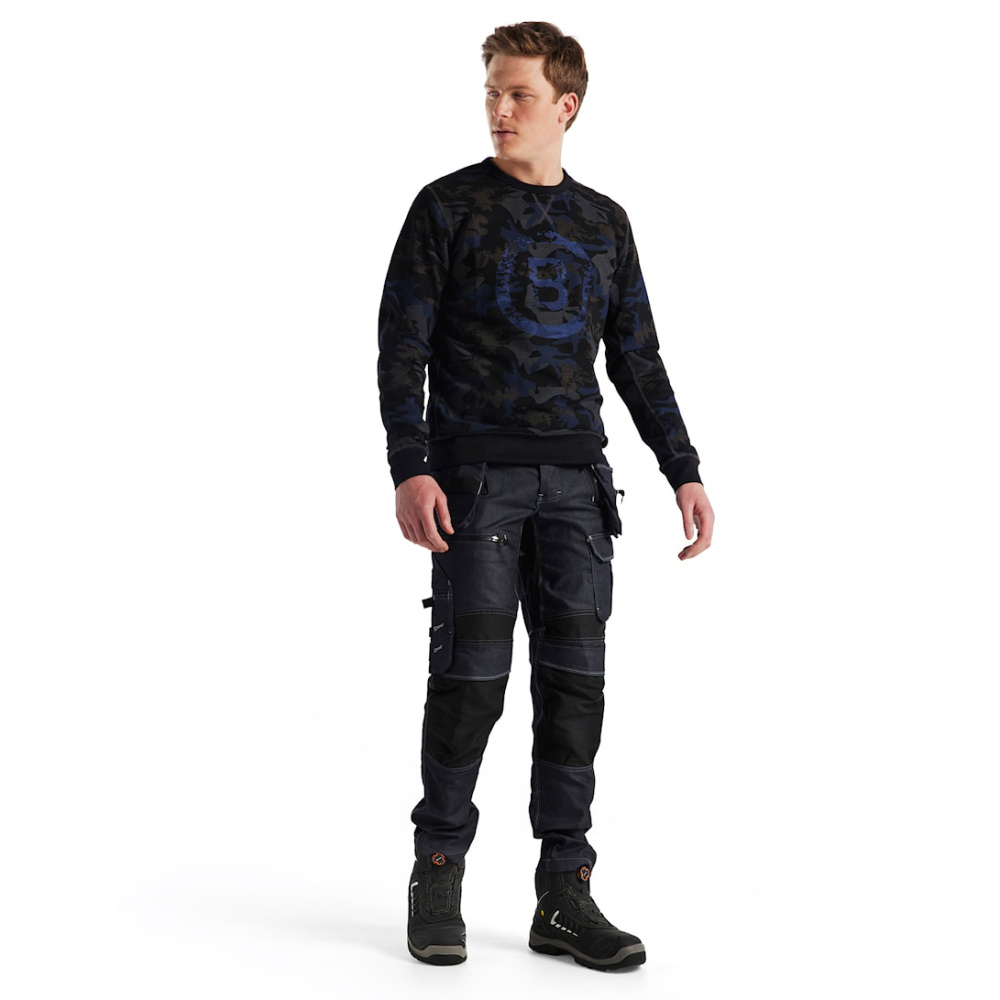 detail Herren-Sweatshirt BLAKLADER Sweden Limited Edition 100% Cotton