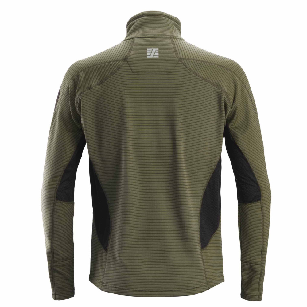 detail Herren Sweatshirt SNICKERS Mikrofleece Zip Stretch