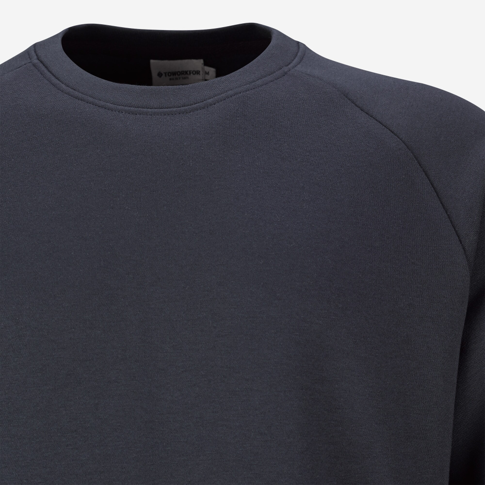 detail TOWORKFOR Sweatshirt blaues schnell trocknendes Herren-Sweatshirt für hervorrage