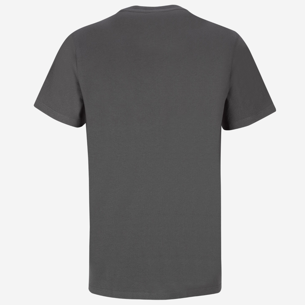 detail TOWORKFOR Fast-Dry graues Herren T-Shirt, schnelltrocknend für hohen Komfort