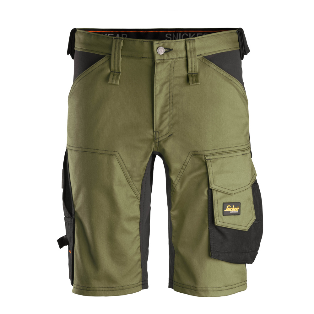 detail Arbeitsshorts SNICKERS AllroundWork Stretch khaki