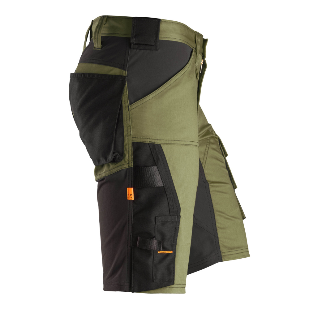 detail Arbeitsshorts SNICKERS AllroundWork Stretch khaki