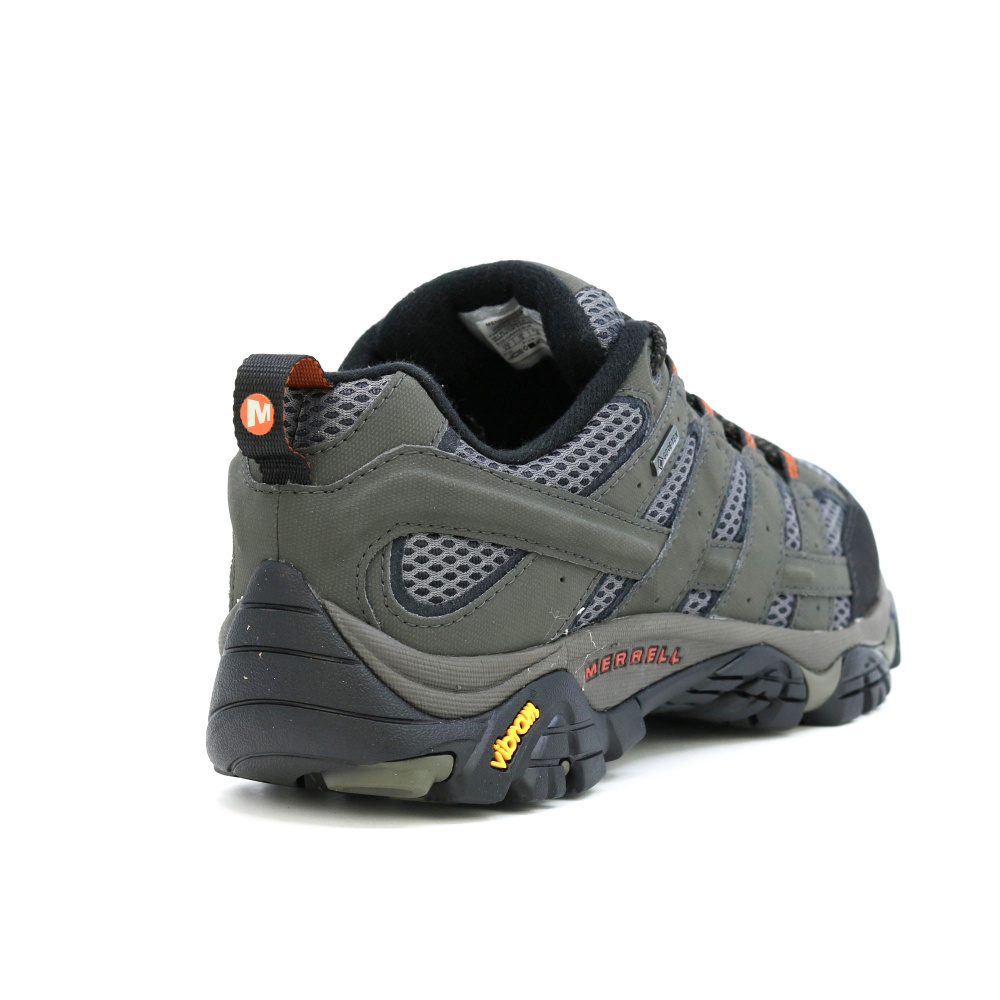 detail MERRELL Moab 3 GTX grauer Herren-Leder-Outdoorschuh mit Gore-Tex® Membran