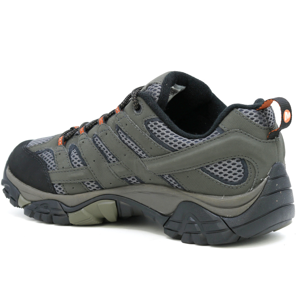 detail MERRELL Moab 3 GTX grauer Herren-Leder-Outdoorschuh mit Gore-Tex® Membran