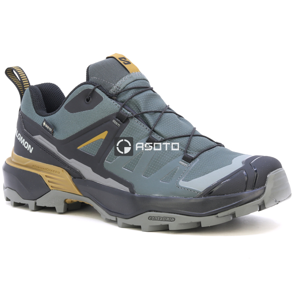 detail SALOMON X ULTRA 360 GTX graue Herren Outdoor-Schuhe mit Gore-Tex® Membran