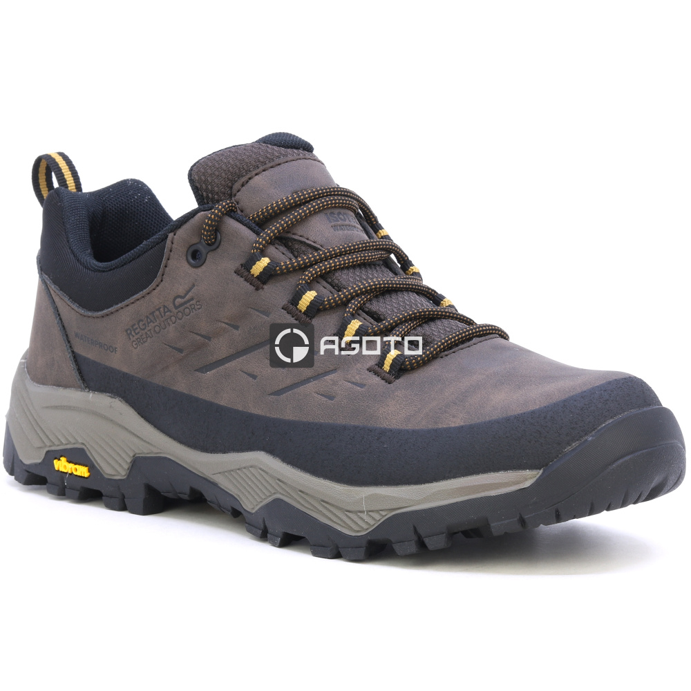 detail REGATTA Blake braune Herren Outdoor-Schuhe mit Vibram-Sohle und Isotex-Membran