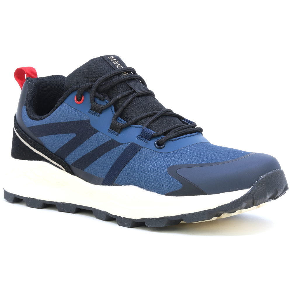 detail REGATTA Leighton blaue Herren-Outdoorschuhe mit Zwischensohle für komfortables G