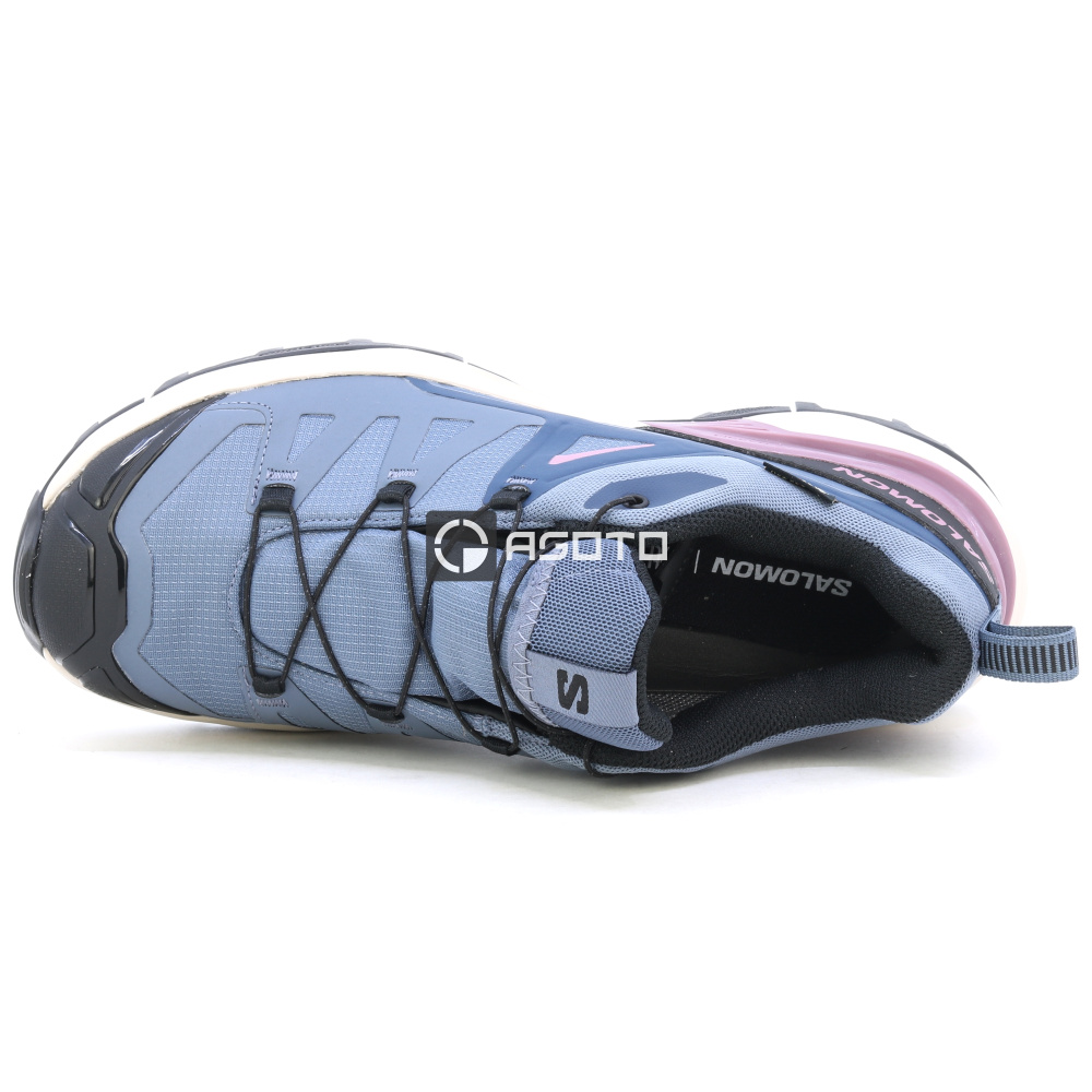 detail SALOMON X Ultra 360 GTX W blaue Damen-Outdoorschuhe mit Gore-Tex® Membran