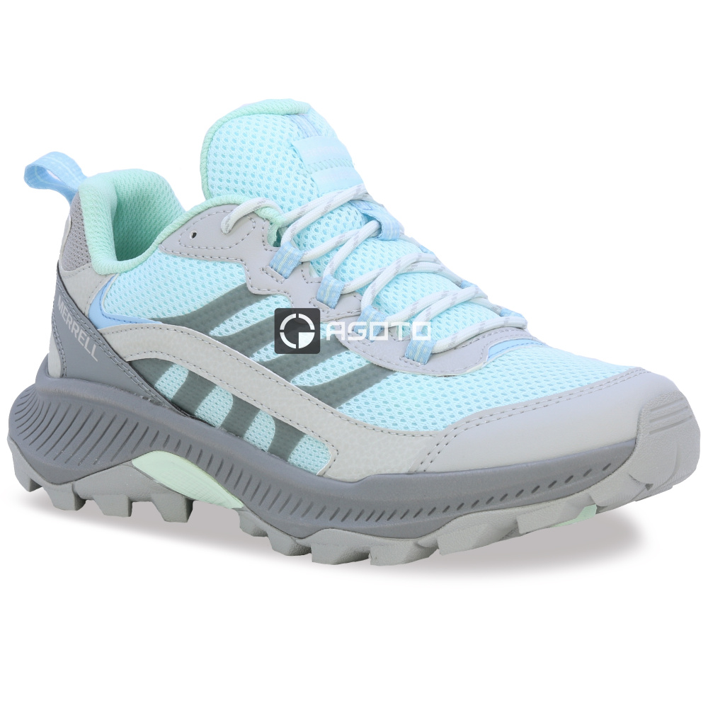 detail MERRELL Speed Strike 2 blaue atmungsaktive und bequeme Damen-Outdoorschuhe