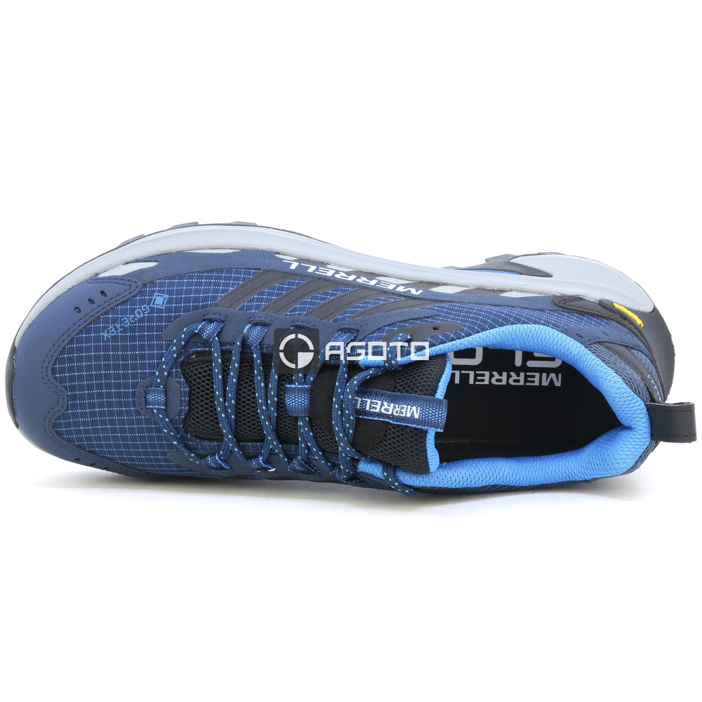 detail MERRELL MOAB SPEED 2 GTX blaue Herren Outdoor Schuhe, Gore-Tex® Membran
