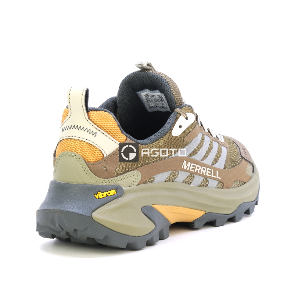 detail MERRELL Moab Speed 2 braune Herren Outdoor Schuhe leicht und atmungsaktiv + Vibr
